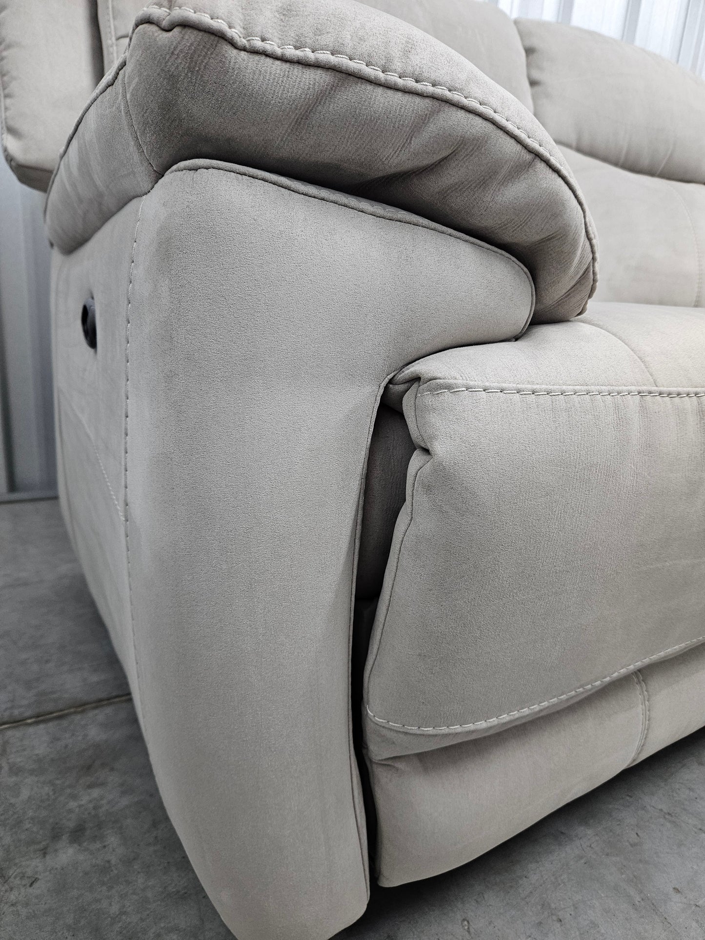 Furniture Village Touch 3 Seater Power Recliner Sofa with USB