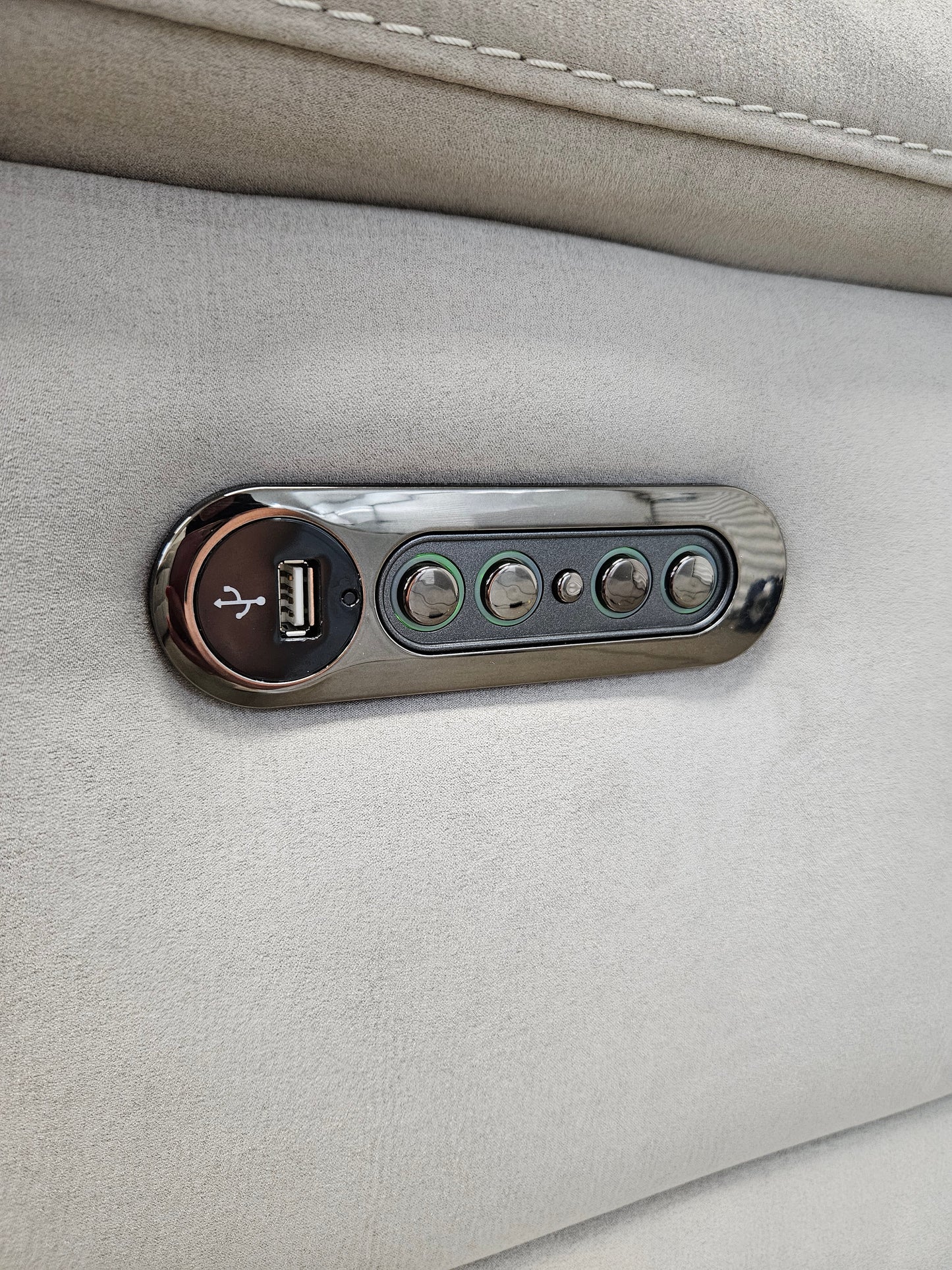 2×Sofology Laurence 2 Seater Power Recliner Sofas with Power Headrests