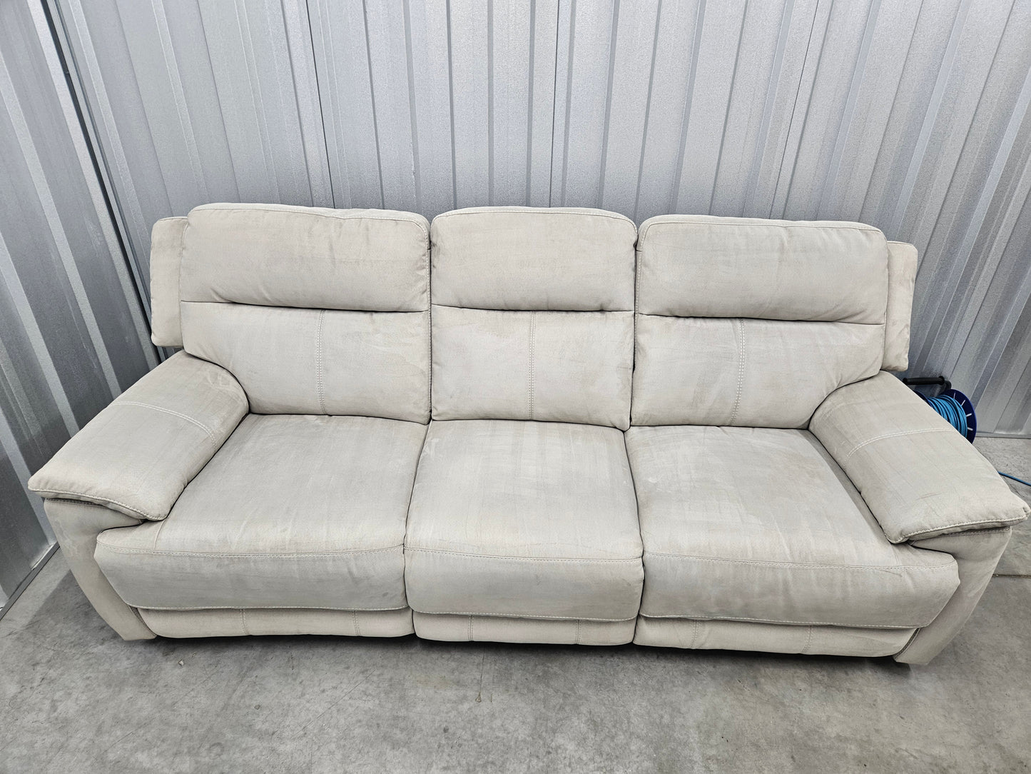 Furniture Village Touch 3 Seater Power Recliner Sofa with USB